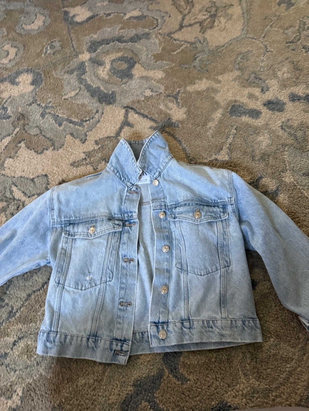 Light Blue Kids Denim Jacket - Classic Casual Coat